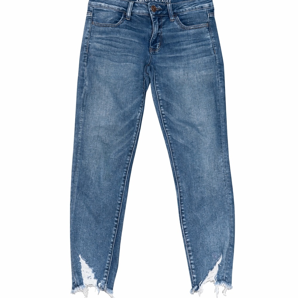 American Eagle Distressed Ankle Jeans – Women’s Size 8